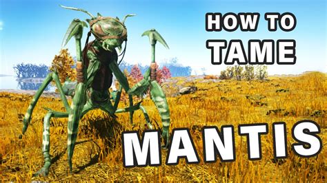 ark how to tame a mantis|ark death worm horn taming.